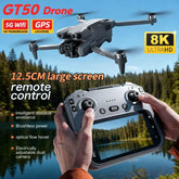 Professional 8K HD Drone 4.3'' Screen Remote Control